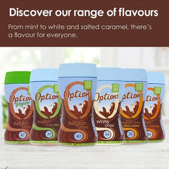 Options Instant Belgian Hot Chocolate Drink 220g (Case of 6)  Adomoo