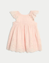 2pc Pure Cotton Broderie Outfit (0 Mths-3 Yrs)  Adomoo