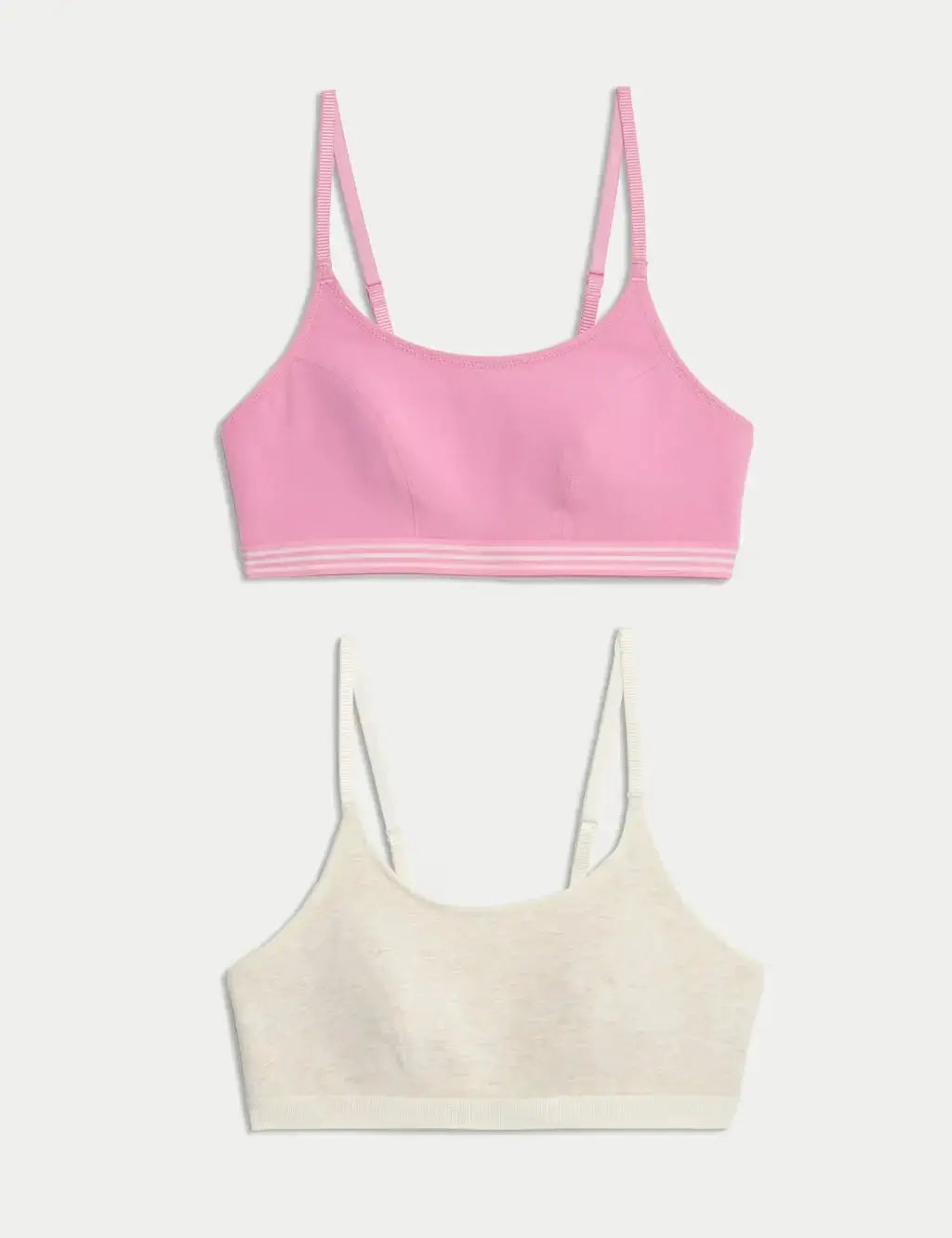 2pk Cotton First Bra Crop Tops  Adomoo