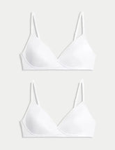 2pk Non Wired First Bras AA-D Adomoo