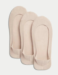 3pk Cotton Rich Low Cut Footsies  Adomoo