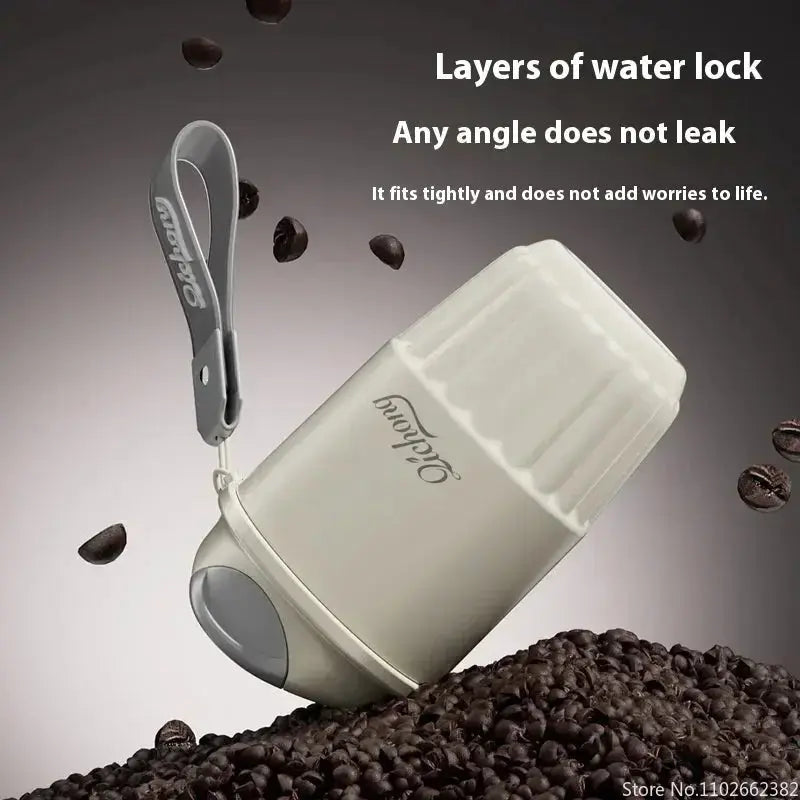 410ml Ceramic Lined Thermos Coffee Cup – Double Wall Stainless Steel Vacuum Insulated Thermal Mug Tumbler Gift  Adomoo