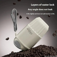 410ml Ceramic Lined Thermos Coffee Cup – Double Wall Stainless Steel Vacuum Insulated Thermal Mug Tumbler Gift  Adomoo