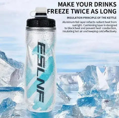 610ml Lightweight Cycling Water Bottle – Portable MTB & Road Bike Bottle, Keep Cold, Outdoor Bike Accessory  Adomoo