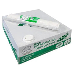 80mm Eco Bagasse Lid  Adomoo
