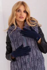 Women's Stylish Gloves with Smooth Finish, Wrist Patch & Phone Access Adomoo
