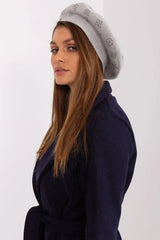 AT Knitted beret with interesting rhinestone application.  Adomoo