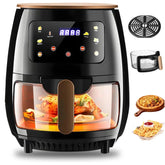 Air Fryer, 6QT Airfryer Oven with Viewing Window Oilless Cooker  Adomoo