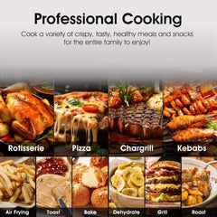 Air Fryer, 6QT Airfryer Oven with Viewing Window Oilless Cooker  Adomoo