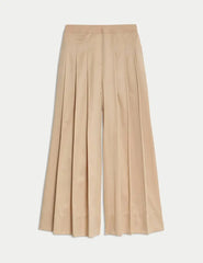 Autograph Pleat Front Super Wide Leg Trousers  Adomoo