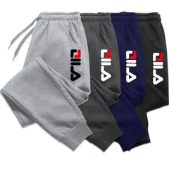 Men's Autumn Winter Fleece Joggers – Drawstring Fitness & Sports Sweatpants (WK007)  Adomoo
