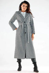 Awama pleasant, warm fabric maxi length coat  Adomoo