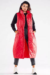 Awama streamlined, oversized cut gilet  Adomoo