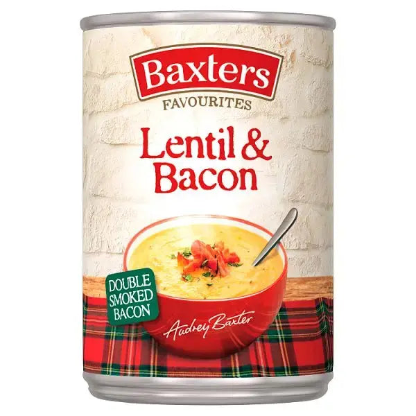 Baxters Favourites Lentil & Bacon 400g (Case of 12)  Adomoo