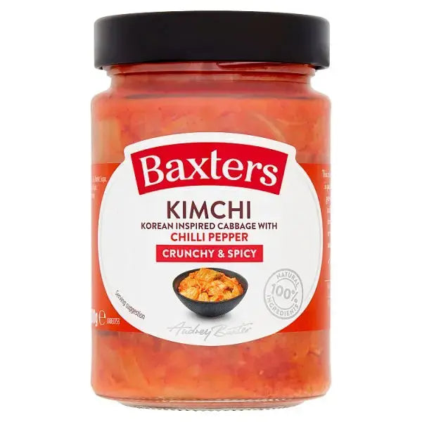 Baxters Kimchi Korean Inspired Cabbage with Chilli Pepper 300g  Adomoo