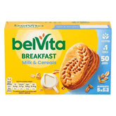 BelVita Breakfast Biscuits Milk & Cereals 5 Pack 225G (Case of 10) Adomoo