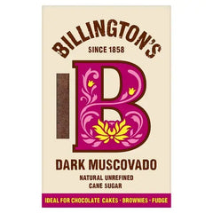 Billington's Dark Muscovado Natural Unrefined Cane Sugar 500g Adomoo