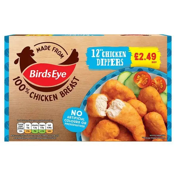 Birds Eye 12 Chicken Dippers 220g  Adomoo