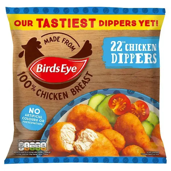 Birds Eye 22 Crispy Chicken Dippers 403g  Adomoo