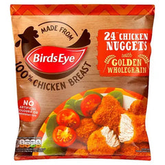 Birds Eye 24 Wholegrain Breaded Chicken Nuggets 379g  Adomoo