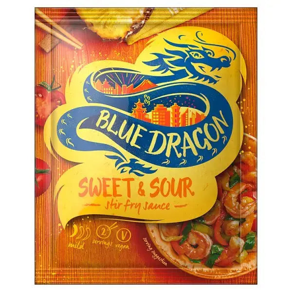 Blue Dragon Sweet & Sour Stir Fry Sauce 120g (Case of 12)  Adomoo