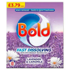 Bold Washing Powder 650g, 10 Washes, Lavender & Camomile (Case of 6)  Adomoo