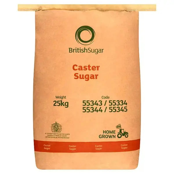 British Sugar Caster Sugar 25kg  Adomoo
