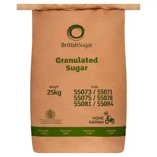 British Sugar Granulated Sugar 25kg  Adomoo