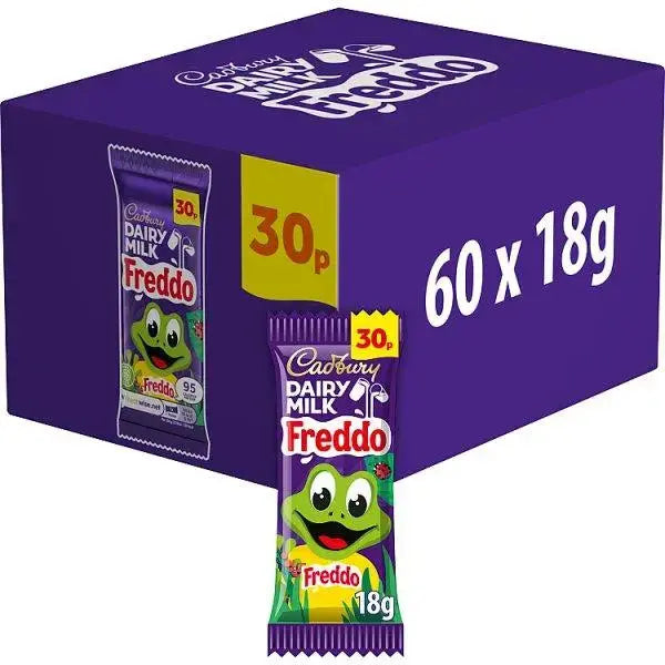 Cadbury Dairy Milk Freddo Chocolate Bar 18g (Case of 60)  Adomoo