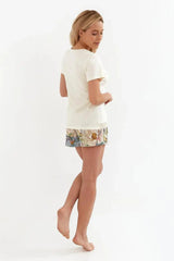 Cana shirt with short sleeves womens pajamas  Adomoo