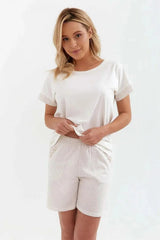 Cana shirt with short sleeves womens pajamas  Adomoo