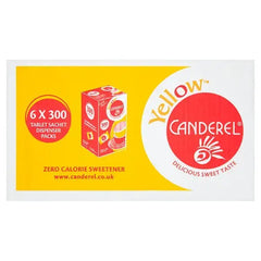 Canderel Yellow Tablet Sachets Dispencer Packs 153g  Adomoo