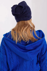 Women's Winter Beanie – Warm Cashmere Blend with Rhinestone Detail  Adomoo