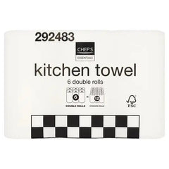 Chef's Essentials 6 Kitchen Towel x 3  Adomoo