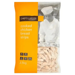 Chef's Larder Cooked Chicken Breast Strips 2.5kg  Adomoo