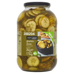 Chef's Larder Gherkin Slices 2kg  Adomoo