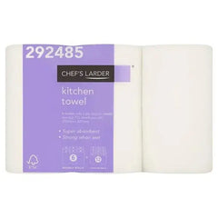 Chef's Larder Kitchen Towel 6 Double Rolls  Adomoo