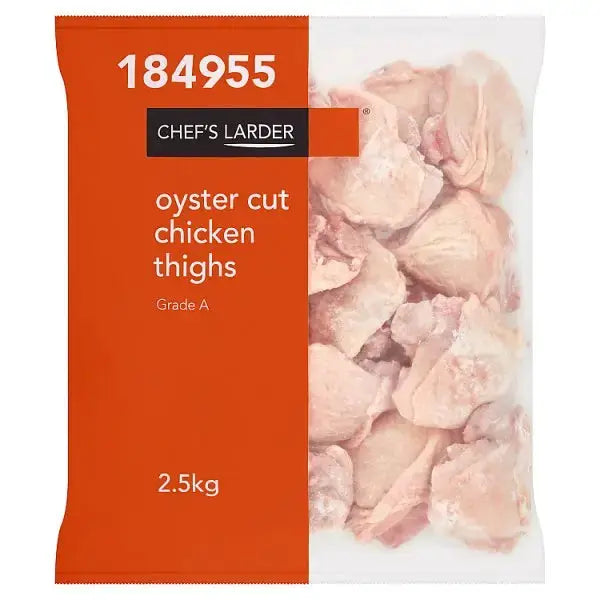 Chef's Larder Oyster Cut Chicken Thighs 2.5kg  Adomoo