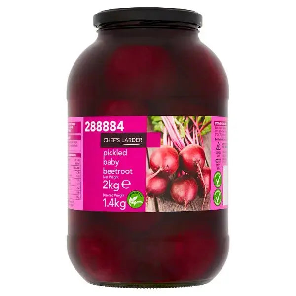 Chef's Larder Pickled Baby Beetroot 2kg  Adomoo