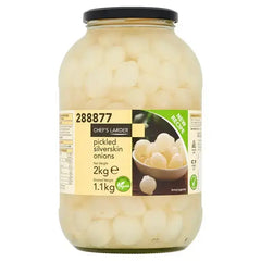 Chef's Larder Pickled Silverskin Onions 2kg  Adomoo