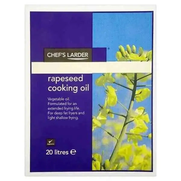 Chef's Larder Rapeseed Cooking Oil 20 Litres  Adomoo