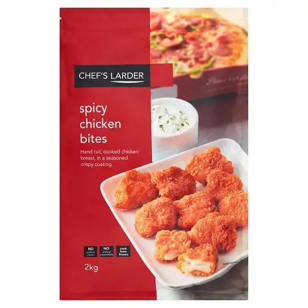 Chef's Larder Spicy Chicken Bites 2kg  Adomoo