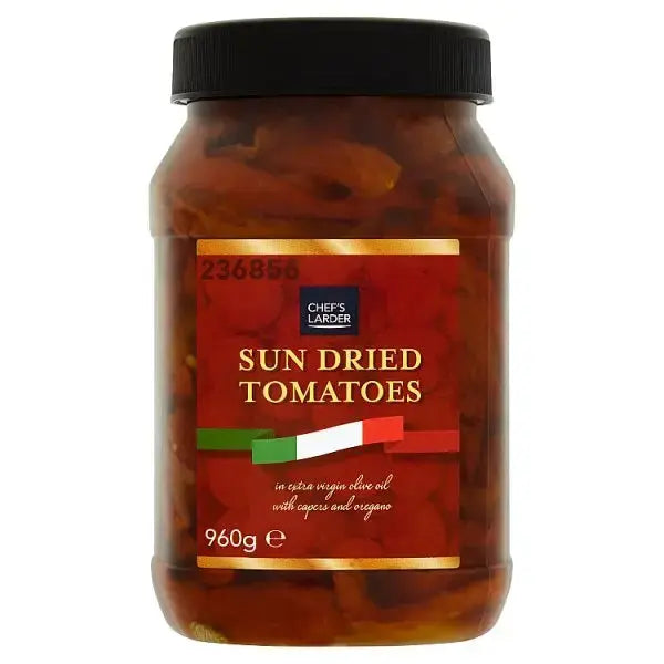 Chef's Larder Sun Dried Tomatoes in Extra Virgin Olive Oil 960g  Adomoo