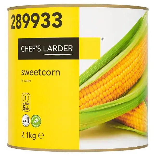Chef's Larder Sweetcorn in Water 2.1kg  Adomoo