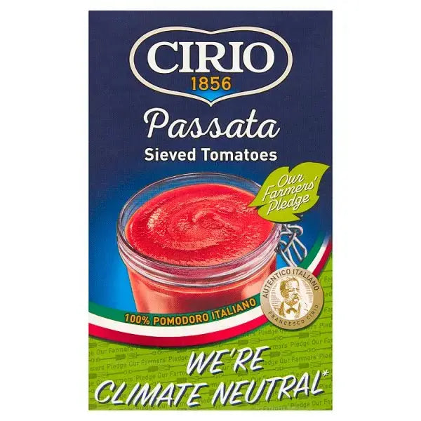 Cirio Passata Sieved Tomatoes 500g (Case of 12)  Adomoo