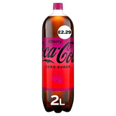 Coca-Cola Zero Sugar Cherry 2L (Case of 6)  Adomoo