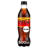 Coca-Cola Zero Sugar Lemon 500ml (Case of 12)  Adomoo