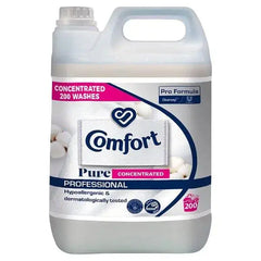Comfort Professional Formula Pure Concentrated Fabric Softener 2 x 5L (Case of 2)  Adomoo