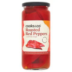 Cooks & Co Roasted Red Peppers in Red Wine Vinegar 360g  Adomoo