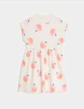 Cotton Rich Printed T-Shirt Dress (2-8 Yrs)  Adomoo